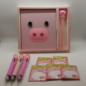 pig stationery set/stationary , kawaii